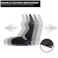 thumbnail image 7 of Spec-D Tuning Black Premium Suede, Blue Mesh Fabric, Fully Reclinable Racing Seats w/Dual Sliders, 4 Point Harness Compatible, Left + Right Pair 2 Seats, 7 of 7