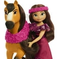 thumbnail image 3 of ​Spirit Untamed Miradero Festival Lucky Doll (7-in) with Dress, Floral Crown, Brush & Spirit Horse (8-in) with Long Mane, Great Gift for Ages 3 Years Old & Up, 3 of 6