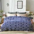 thumbnail image 2 of Flannel Fleece Blanket for Queen Bed,Soft Lightweight Warm Cozy Blanket,90" x90", 2 of 6