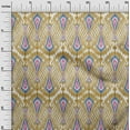 thumbnail image 2 of oneOone Cotton Poplin Fabric Big Motif Ikat Printed Fabric 1 Yard 56 Inch Wide, 2 of 4