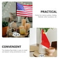 thumbnail image 3 of 2Pcs Desktop Flagpole Metal Flagpole Desktop Flagpole Sturdy Flagpole Table Flag Pole, 3 of 6