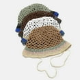 thumbnail image 2 of CoCopeaunts Sun Hat for Women Wide Brim Summer Hat Hook Floral Fishing Hats Foldable Hollow Beach Hat 2023, 2 of 6