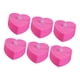 thumbnail image 4 of 6 velas decorativas con forma de corazón, pequeñas y versátiles, con luz LED. Rosa, 4 of 7