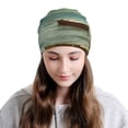 thumbnail image 2 of Naloa Serene Coastal Blue Sky Soft Beanie Hat, Knit Beanie Daily Beanie in Fine Knit for Women Men Winter Travel, Outdoor, 2 of 7