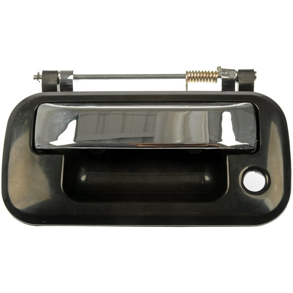 Dorman 80188 Tailgate Handle for Specific Ford / Lincoln Models, Chrome Lever and Black Housing