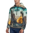 thumbnail image 3 of Lsque Desert Monkeys Drive Pattern Casual Men's Hoodie,Hooded Sweatshirt with Kangaroo Pocket,Pullover Hoodie-X-Large, 3 of 7