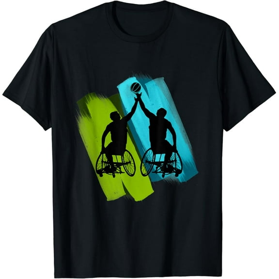 Sam Soft Cool Wheelchair Basketball Game T-Shirt