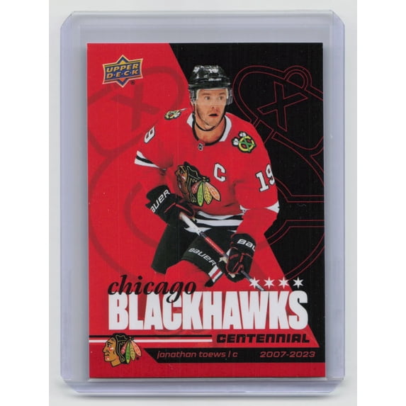 2025-26 Upper Deck Chicago Blackhawks Centennial Jonathan Toews #56