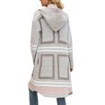 thumbnail image 3 of Suéter Cárdigan ajustado informal para mujer, chaquetas suaves elegantes de punto a la moda, prendas de vestir Ygjytge Gris L para Mujer, 3 of 8