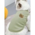 thumbnail image 1 of (green) Pet Dog & Cat Clothes, Checkered Design Breathable Spring & Summer Casual T-shirt Clothing For Teddy, Bichon, Small & Medium-sized Dogs, 1 of 5