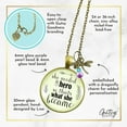 thumbnail image 5 of Dragonfly Gutsy Goodness Bronze Metal Necklace She Needed a Hero Everyday Adult Female Jewelry, 5 of 8
