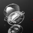 thumbnail image 5 of Transparent Reusable Coffee Dripper And Filters, Cone Shaped Portable Coffee Dripper Pure Flavor Maker Tool,Single Cup Coffee Brewer, 5 of 5