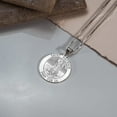 thumbnail image 4 of Picturesongold.Com Saint Patrick Religious Medal Necklace Pendants Adult - 1 inch 14K White Gold, 4 of 8