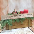 thumbnail image 3 of Christmas Santa Countdown Calendar Festive Wooden Home Decor Creative Eco-friendly Countdown Slider for Holiday, 3 of 9