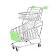 thumbnail image 1 of Small Shopping Cart Miniature Supermarket Shopping Cart Double Layer Trolley Toy, 1 of 2