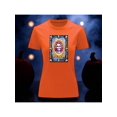 thumbnail image 1 of Playera Blusa Con Impresion De El Retrato De Loteria Dia De Muertos Tradicion Mexicana Color Anaranjado Talla Chica Marca Emil SaEs, 1 of 4
