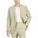 thumbnail image 1 of Alfani Mens Textured Seersucker Two Button Blazer Jacket, medbeige, L, 1 of 1
