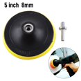 thumbnail image 1 of Bgsha 5Inch Sanding Disc Pad Abrasive Roll Lock 8mm Shank for Electric Grinder, 1 of 9