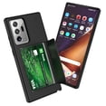 thumbnail image 7 of Galaxy Note 20 Ultra Wallet Phone Case, Takfox Galaxy Note 20 Ultra Shockproof Hard PC & TPU Armor Protective Case with 3 Cards ID Holder Slots Storage Cover for Samsung Galaxy Note 20 Ultra, Black, 7 of 7