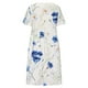 thumbnail image 5 of ICHUANYI ClearanceFashion Women Casual Sexy Round Neck Printing Summer Short Sleeve Pockets Dress(Dark Blue, M) ICHUANYI WER20232080504510, 5 of 6