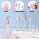 thumbnail image 3 of Kit de botellas de viaje, juego de contenedores de artículos de tocador portátiles a prueba de fugas, contenedores de cosméticos de tamaño de vuelo de PET transparente para loción, champú, crema,, 3 of 5