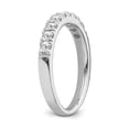 thumbnail image 4 of Araiya Fine Jewelry 10K White Gold Diamond Band Ring (1/2 cttw, I-J Color,I2-I3 Clarity) Size 8, 4 of 6