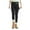 ZA-Black-girls yoga leggings, variant on MKOSPLRT High Waist Leggings for Girl 2-9Y Fleece Lined Winter Leggings Warm Stretch Yoga Gym Tights Funny Letter Print Leggings