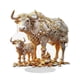 thumbnail image 4 of Decoración de la mesa de vacas de la mesa de la mesa de las vacas acrílicas para del estante de exhibición en casa, 4 of 9