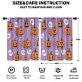 thumbnail image 2 of Blackout Kids Curtains,Purple Halloween Pumpkins with Boo Childrens Insulated Curtains Set Of 2,Bedroom Essentials,Toddler Room Decor 42"x54", 2 of 5