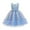 ZB Blue, variant on Dresses for Girls Dresses Wedding Party Sleeveless Causal Dress Flower Girls Graduation Dress