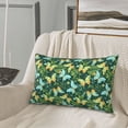 thumbnail image 5 of Fotbe tropical butterflies and plants Pattern Pillow Cases - Envelope Closure - Luxury, Extra Soft, Cooling Pillow Covers - Wrinkle, Fade, Stain Resistant-14"x20", 5 of 6