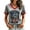 Gray, variant on Vintage 9/11 25th Anniversary Womens Shirt We Will Never Forget 911 Twin Towers Graphic Patriot Day September 11 Remembrance Short Sleeve Tee