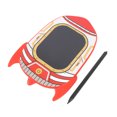 thumbnail image 1 of LCD Writing Tablet, Electronic Writing Board 6.5 Inch Cartoon Rocket Shaped Reusable  for Travel, 1 of 7