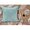 thumbnail image 2 of Abstract Fluffy Throw Pillow Cushion Cover, Ocean Inspired Hand Drawn Wave Pattern Lines and Swirls Soft Toned Palette, Decorative Square Accent Pillow Case, 26" x 26", Pale Blue White, by Ambesonne, 2 of 5
