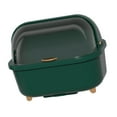 thumbnail image 2 of Ahorro De Espacio, Caja Versátil Para Secar Platos Con Tapa, Orificios De Drenaje, Mantiene La Vajilla Seca, Material Plástico, Accesorios De Cocina, 2 of 8