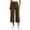 Brown, variant on CFLVAEK Womens Leggings Plus Size Lace Up Workout Legging Stretch High Waisted Tummy Control Yoga Pants for Running Gym Fitness Navy XXXXL