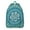 Blue-green, variant on Practical Bohemian-Style Backpack: Comfortable and Featuring a Front Pocket, Suitable for School, College, Travel; a Splendid Bohemian Gift for Men and Women.