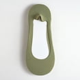 thumbnail image 2 of Lumtrix 5 Pairs No Show Socks for Women with Padding, Non Slip Flat Socks, Soft Breathable No Show Liner Sock for Work, Running, Yoga, Sports, and Everyday Wear Army Green One Size, 2 of 5