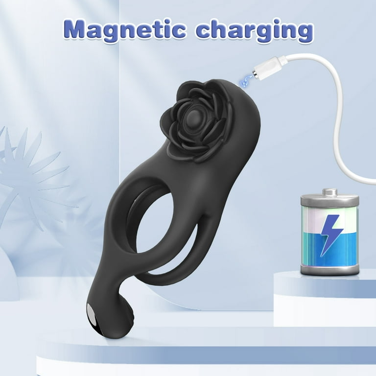 Xbonp Vibrating Penis Ring Couple Sex Toys, 9 Vibrations Adult Sex Toys for  Men Women Black - Walmart.com