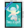 thumbnail image 3 of Disney Lilo and Stitch: Beach Vibes - Take It Easy Wall Poster, 14.725" x 22.375" Framed, 3 of 5