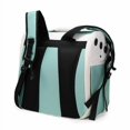 thumbnail image 1 of Pet Travel Bag Adjustable Strap Foldable Breathable for Multifunction Pets Carrier Soft Hiking Walking Green, 1 of 1