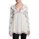 thumbnail image 1 of Free People Womens Diamond Bell Sleeve Shell Blouse, ivivory, M, 1 of 1