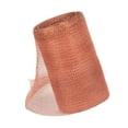 thumbnail image 5 of Colaxi Copper Wire Mesh Woven Mesh Screen Portable Flexible Mesh Roll Copper Mesh Screen,for Distillation Gardening Home Agriculture , 12.7cmx6M, 5 of 10
