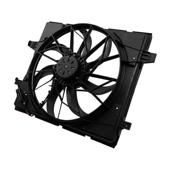 Radiator Fan Assembly - Compatible with 2011 - 2018 Dodge Durango Sport Utility 4-Door 2012 2013 2014 2015 2016 2017