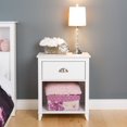 thumbnail image 1 of Prepac Yaletown White 1-Drawer Tall Nightstand, 1 of 5