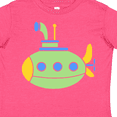 thumbnail image 4 of Inktastic Cute Green Submarine Boys or Girls Toddler T-Shirt, 4 of 5