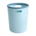 thumbnail image 2 of Snmubt Trash Can Pressure Household Kitchen Large Plastic Basket Bedroom Bathroom Classification Small Trash Bucket (Sky Blue), 2 of 6
