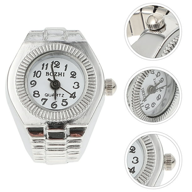 1Pc Women Finger Watch Casual Finger Watch Lady Quartz Finger Ring