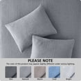 thumbnail image 4 of Mainstays 100% Cotton Matelassé Quilt, King, Reversible, Gray, 4 of 9