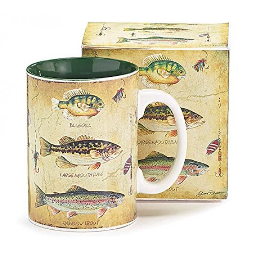 Species of Fish Fisherman's Porcelain Coffee Mug